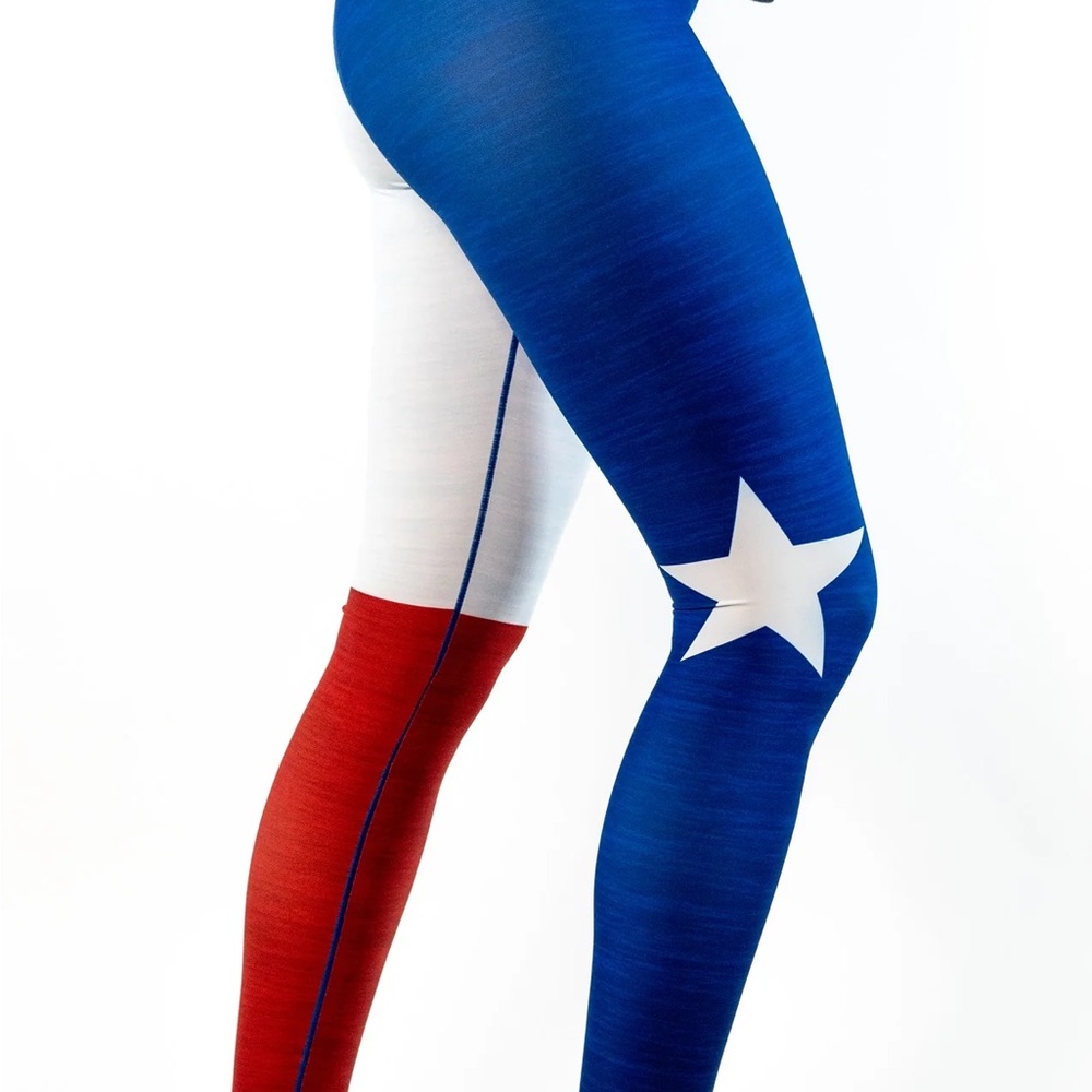 Texas Flag Leggings